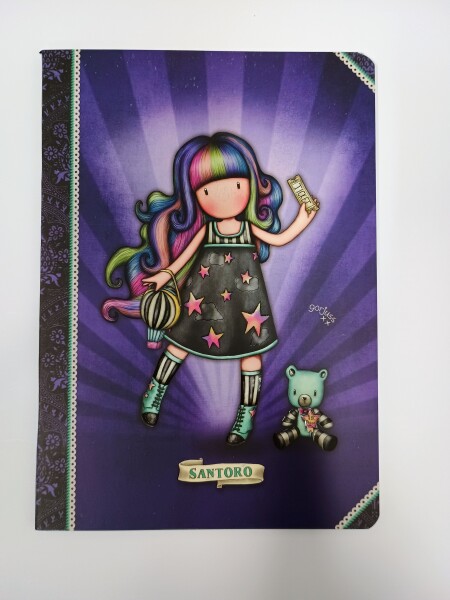 Mar Mar Mar Mar, Santoro Gorjuss, školní sešit 544, linkovaný, A5, mix motivů, 1 ks Motiv: Číslo 1