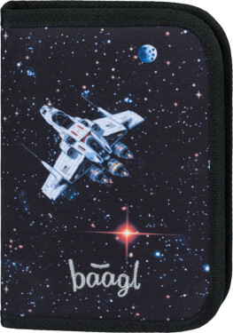 BAAGL Školní penál 1 patrový - Pixel Space