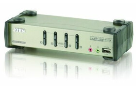 ATEN KVM switch CS-1734BC / USB Hub / OSD / 4PC audio+USB-PS / 2 (CS-1734BC)