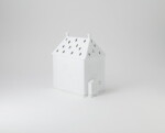 Räder Porcelánový svícen domeček Cottage White, bílá barva, porcelán
