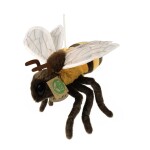 Plyšová včela 20 cm, ECO-FRIENDLY