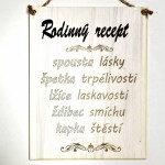 Mdeco Cedulka rodinný recept