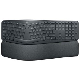 Logitech ERGO K860 US černá / bezdrátová klávesnice / ergonomická / Bluetooth / 2.4 GHz / US layout (920-010352)