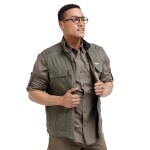 Bushman Pánská expediční vesta Fargo II, tmavá khaki S