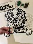 Labrador dřevěná dekorace na zeď Rozměr (cm):