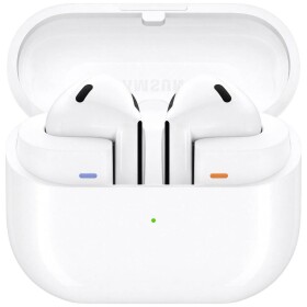 Samsung Galaxy Buds3 špuntová sluchátka Bluetooth® stereo bílá Potlačení hluku Nabíjecí pouzdro, odolná vůči vodě Hi-Fi
