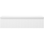 MEXEN/S - Rivel koupelnová skříňka pod umyvadlo 100 cm s deskou, 1 šuplík, reliéf , bílá mat 91A20-10023-1-BFC01