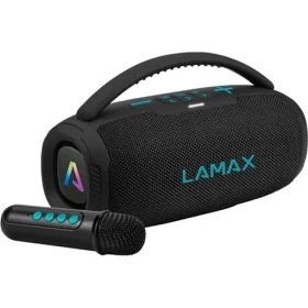 LAMAX PartyGo1 mini černá / Bluetooth reproduktor / 30W / 2400mAh / BT 5.3 / AUX / microSD / USB / IPX5 (LXPSMPGO1MIBA)