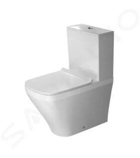 DURAVIT - DuraStyle WC kombi mísa, Vario odpad, s HygieneGlaze, alpská bílá 2155092000