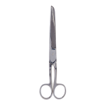 Spoko nůžky kovové, 20 cm, symetrické, stříbrné - 6ks