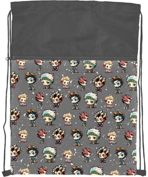 Sáček na přezůvky Anime mascots 32x42,5cm