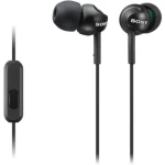 Sony MDR-EX110AP černá / Sluchátka do uší s mikrofonem / Jack 3,5 mm (4905524929225)