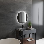 Zrcadlo s LED osvětlením Naturel Iluxit 60x60 cm ZIL60KLED ZIL60KLED