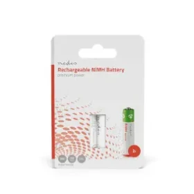 Nedis Dobíjecí Ni-MH baterie AAA 2 ks / 1.2 V DC / 700 mAh / Přednabité (BANM7HR032B)