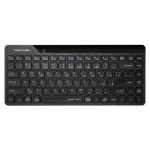 A4tech FStyler FBK22 AS černá / Bezdrátová klávesnice / CZ layout / Bluetooth / 2.4GHz USB-A Nano přijímač (FBK22AS-BK)