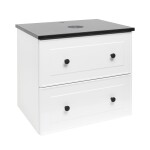 Koupelnová skříňka s umyvadlem Naturel Forli 60x53x46 cm bílá lesk FORLI60BIZ FORLI60BIZ