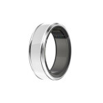 CUBE1 Smart Ring vel. 9 (19.2mm) bílá / Chytrý prsten / Bluetooth 5.1 / 5ATM