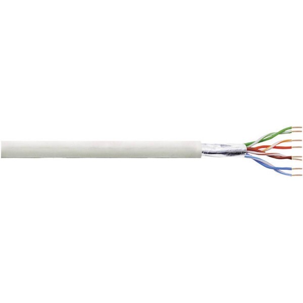 Digitus ACU-4611-305 ASSNET250 CAT 6 U-UTP instalační kabel, drát, délka 305 m, Papírový box, AWG 23/1, PVC barva šedá