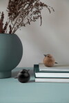 Novoform Dřevěný ptáček Mini Sparrow Smoke Stained Oak, hnědá barva, dřevo