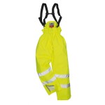 Kalhoty Hi-Vis S781 reflexní zimní antistatické nehořlavé žluté XL žluté