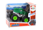 Mamido Terénní auto Dino s velkými gumovými koly zelené