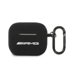 Mercedes AMG AirPods 3 cover black Silicone Big Logo AMA3RBK