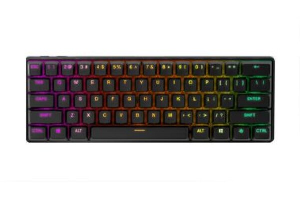 SteelSeries Apex Pro Mini černá / Bezdrátová herní klávesnice / RGB podsvícení / DE layout (64846)