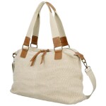 Stylová textilní kabelka na rameno Sofie, béžová