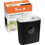 PEACH Cross Cut Shredder PS500-10 / skartovač / P-3 / 5 listů / podélný řez / 11 l (PS500-10)