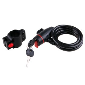 FESTA 23290 Zámek na kolo, 120cm x 8mm, spirálový