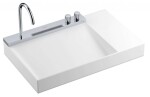 HANSGROHE - Avalegra Umyvadlo 78x48 cm, s termostatickou baterií a sprškou, 2 proudy, bez přepadu, chrom 22473000