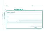 Stvrzenka, A6, 100 listů, NCR