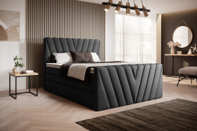 Boxspring Candice Rozměr: 140 x 200 cm, látka: Flores 10