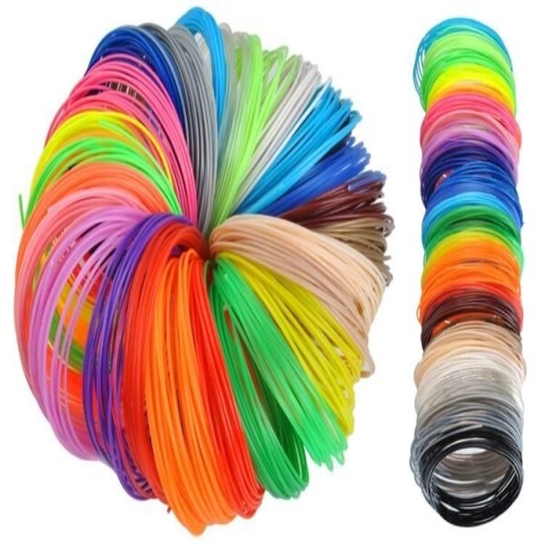 Iso PLA vlákna filament 1.75mm Sada 30 kusů x5m pro 3D pera a 3D tiskárny 6809