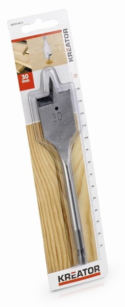 PowerPlus KRT010813 - Plochý vrták do dřeva 30 x 152 mm