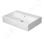 DURAVIT - Vero Air Umyvadlo 700x470 mm, s přepadem, bez otvoru pro baterii, bílá 2350700060