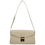 Módní dámská koženková kabelka na rameno Anisi, béžová