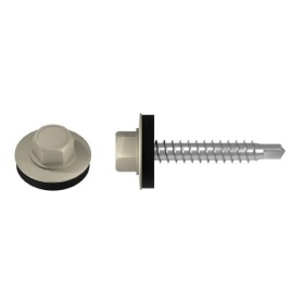 Šroub farmářský 4,8X35 RAL 9002, šedobílá, STALCO, bal. 250 ks