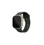 UNIQ Stride FKM řemínek pro Apple Watch 49 46 45 44 mm - MOSS GREEN (zelená) (8886463688595)