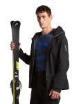 ICEBREAKER Mens Merino 260 Tech Vertex LS Crewe Chillwav, Midnight Navy/Lazurite/J (vzorek) velikost: M
