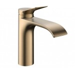 HANSGROHE - Vivenis Umyvadlová baterie s výpustí, EcoSmart, CoolStart, kartáčovaný bronz 75023140