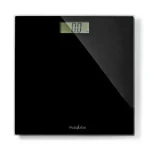 Nedis Osobní váha černá / Digitální / Tvrzené Sklo / nosnost: 150 kg (PESC500BK)