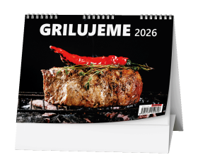 Stolní kalendář 2026 Baloušek - Grilujeme