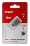 Unitek A1025GNI stříbrná / Adaptér / USB-C na USB-A / OTG / 5 Gbps (A1025GNI)