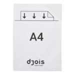 Djois magnetická kapsa - Kang Easy Load, A4, transparentní, bílá, 5 ks