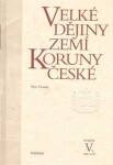 Velké dějiny zemí Koruny české Petr Čornej