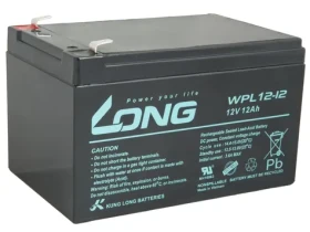 Long WPL12-12 / Olověný akumulátor / AGM / 12V / 12Ah / F2 / LongLife 9 let (PBLO-12V012-F2AL)