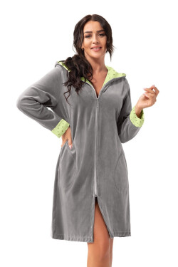 DÁMSKÝ ŽUPAN FR-373 GREY+LIMON XL