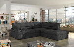 Sedací souprava Elano Provedení: Pravá varianta, látka: Sawana 05 dark grey