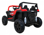 Mamido Dětské elektrické autíčko Buggy UTV Strong 24V nafukovací kola červené